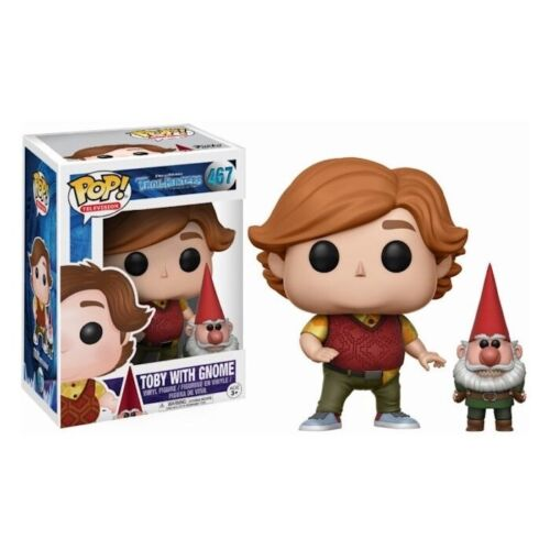 Funko Pop! - Troll Hunters [467] Toby With Gnome (3+) Preowned