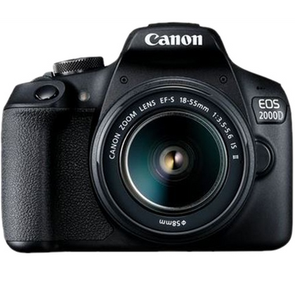 Canon EOS 2000D 24.1 Megapixels + 18-55mm IS III Lens Grade B Preowned