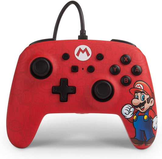 Power A Super Mario Enhanced Wired Controller For Nintendo Switch - Preowned