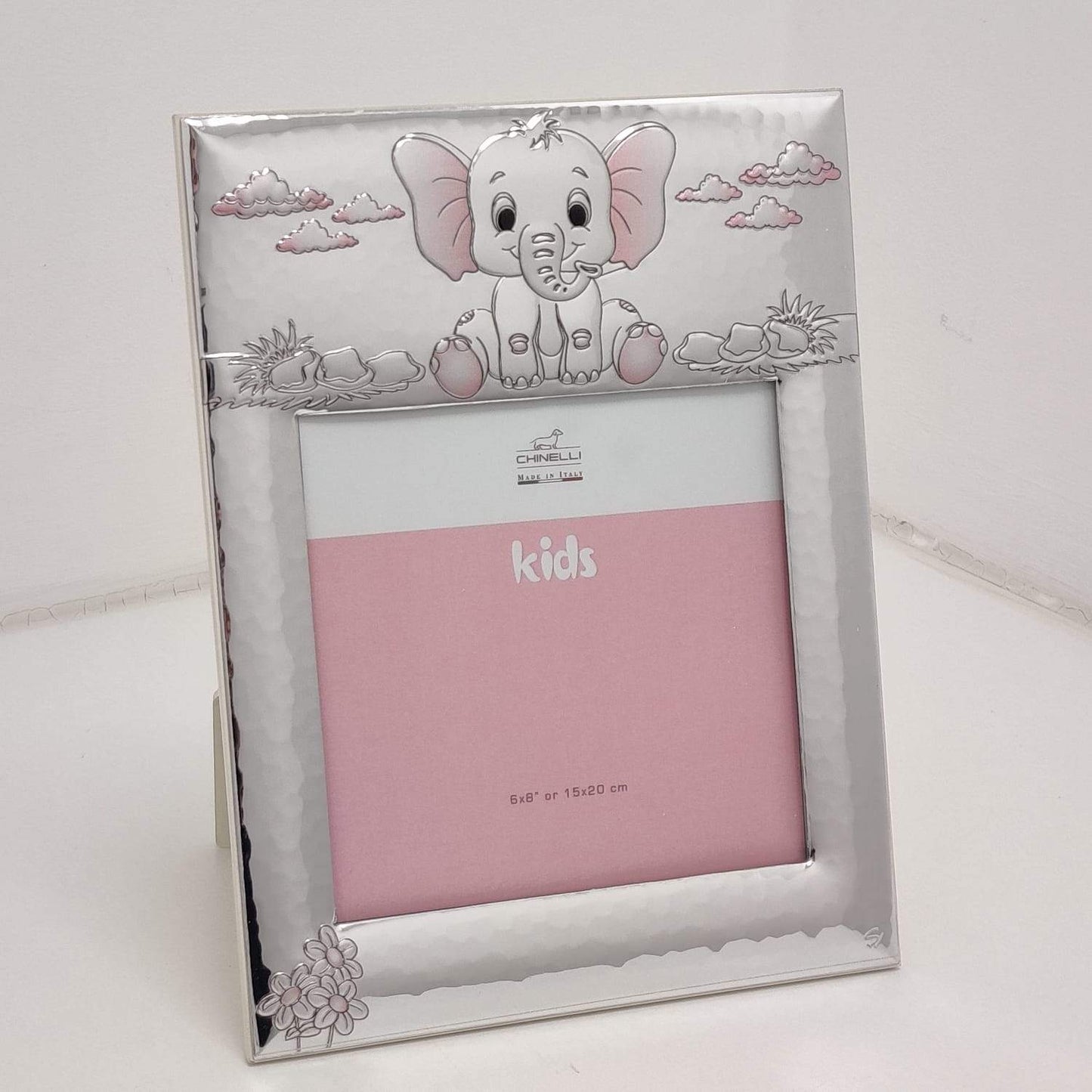 Chinelli Small Pink Elephant Style Photo Frame 6x8 Inch Or 15x20cm