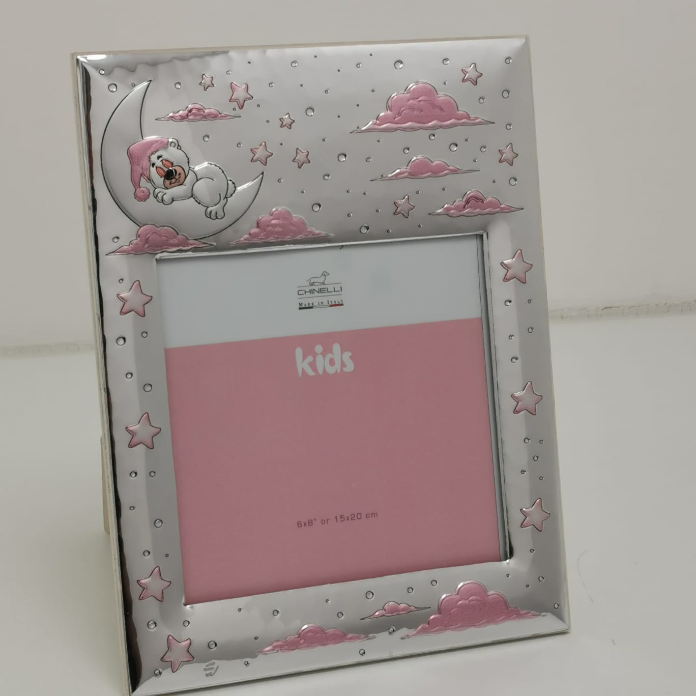 Chinelli Medium Pink Sleeping on the Moon Photo Frame 6x8 Inch Or 15x20cm