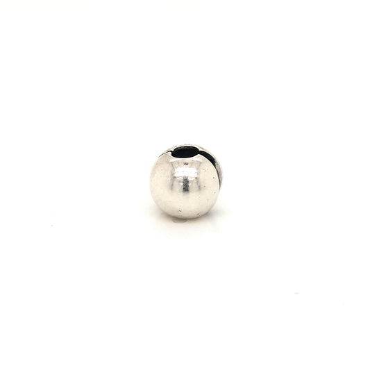 925 Silver Pandora Blank Round Clasp Charm Approx 2.4g Approx