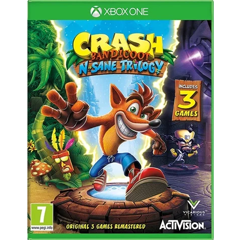 Xbox One - Crash Bandicoot N.Sane Trilogy (7) Preowned