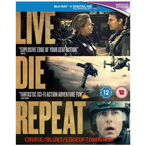 Blu-Ray - Edge Of Tomorrow (12) Preowned