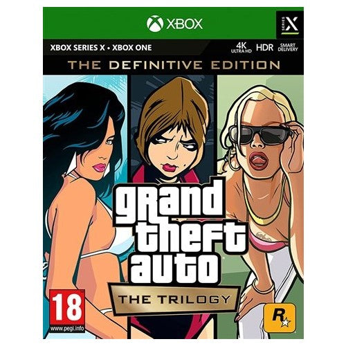 Xbox Smart - Grand Theft Auto The Trilogy The Definitive Edition (18) Preowned