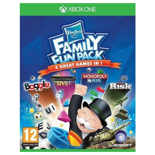 Xbox One - Hasbro Family Fun Pack 4 Great Games in 1 (12) Preowned