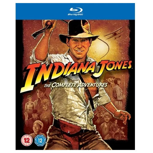 Blu-Ray Boxset - Indiana Jones Complete Adventures (12) Preowned