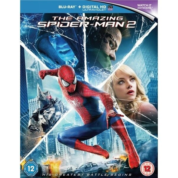 3D Blu-Ray - The Amazing Spiderman 2 (12) Preowned