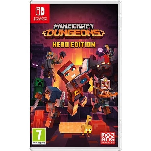 Switch - Minecraft: Dungeons Hero Edition (7) Preowned