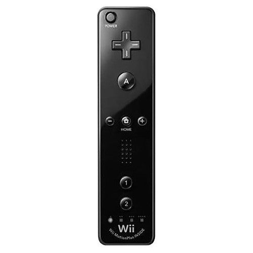 Nintendo Wii/Wii U Official Remote Black Motion Plus Preowned