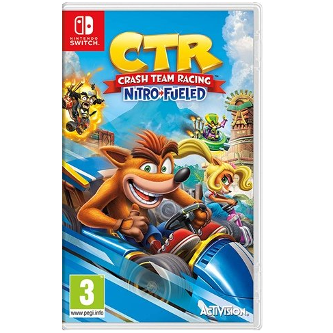 Switch - CTR: Crash Team Racing Nitro Fueled (3) Preowned